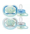 SILICONE PACIFIER AVENT NIGHT PHILIPS 6 - 18 M