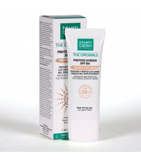 Martiderm proteos screen spf50+ crema fluída 40 ml color