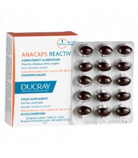 Anacaps Reactiv Ducray 30 Cápsulas