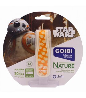 Goibi pulsera citronella star wars bb8