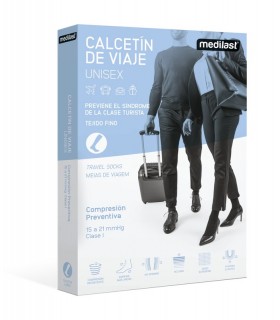 Medilast Calcetin Confort Térmico Negro Talla Extra Grande