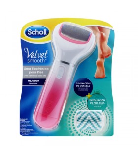 Scholl Velvet Smooth Lima Electronica Con Recambio Exfoliante De Piel Seca