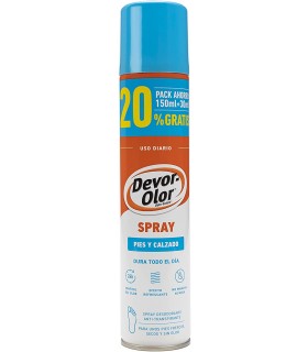 Devor Olor Spray Pies y Calzado 150 ml + 30 ml Gratis