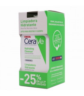 Cerave Limpiadora Hidratante 2 X 473 Ml