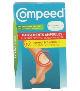 Compeed ampollas extreme talones 10 unidades pack ahorro