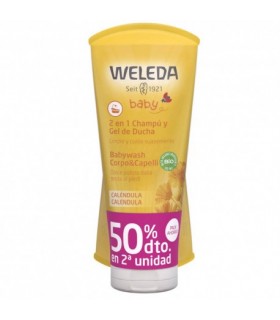 Weleda Baby Champú 200 Ml y Gel De Ducha 200 Ml al 50% DTO