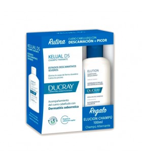 Ducray squanorm champú caspa grasa 200ml + regalo elution champú suave 100ml