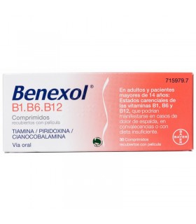 Benexol B1-B6-B12 30 comprimidos