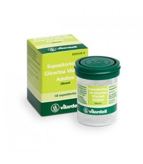 Supositorios Glicerina Vilardell Adultos 18 Uds