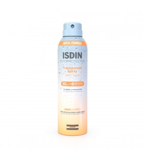 Fotoprotector Isdin SPF-30 Spray Transparent Wet Skin 250 ML