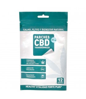 Healthy Vitalidad Forte Plus 32 MG 12 Parches CBD