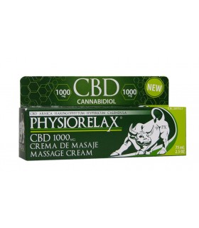 Physiorelax CBD 1000 MG Crema de Masaje 75 ML
