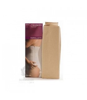 Farmalastic Faja Algodon Velcro Beige Talla 3