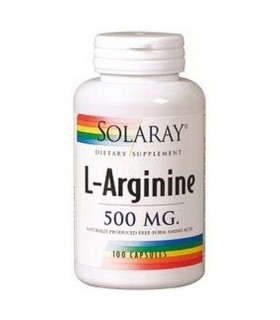 Solaray L-Arginine 100 Capsulas 500 Mg