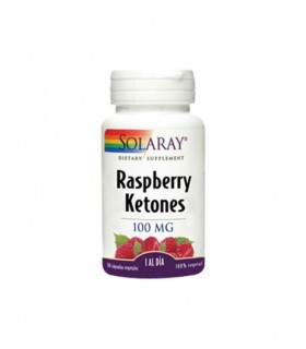 Solaray Raspberry Ketones 100 MG 30 Cápsulas