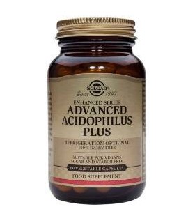 Solgar Acidophilus Plus Avanzado No Lacteo 60 Capsulas
