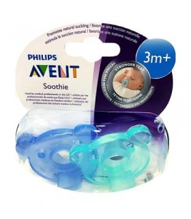 Avent Chupetes Soothie 0-3M Azul 2 Unds