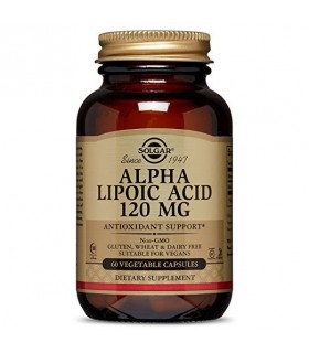 Solgar Acido Alfa Lipoico 120 mg 60 Capsulas
