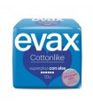 Evax Cottonlike Compresas Super Plus Alas10 Unds