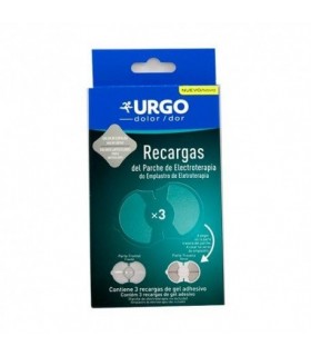 URGO PARCHE DE ELECTROTERAPIA 3 REGARGAS DE GEL