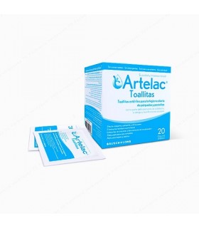 ARTELAC TOALLITAS ESTERILES LIMPIEZA PARPADOS 20