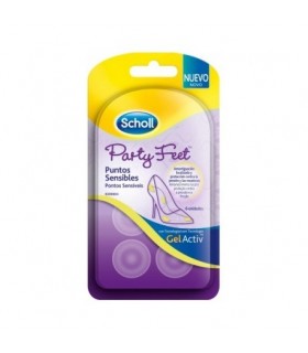 Scholl Party Feet Puntos Sensibles 6 Unidades
