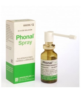 PHONAL SPRAY AEROSOL TOPICO SOLUCION 20 ML
