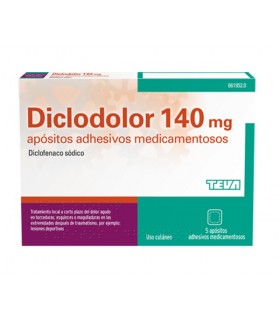 Diclodolor 140MG 5 Apósitos Adhesivos
