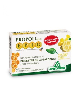 Propoli Plus 20 Compr Masticables Zumo Limón y Miel