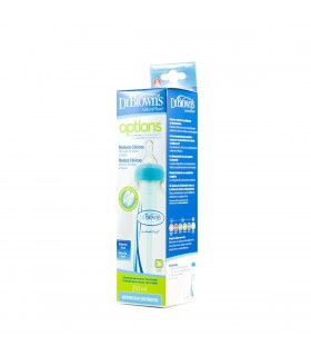 Dr Brown's Biberón Estrecho 250 ML Tetina Silicona Nivel 1
