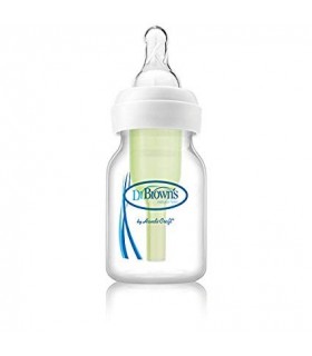 Dr Brown's Biberón Estrecho Silicona Nivel 1 60 ML