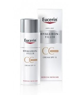 Eucerin Antiedad Hyaluron Filler CC Color Medio 50 ML