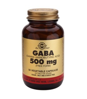 Solgar Gaba 500 MG 50 Cápsulas