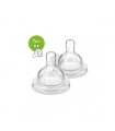 Avent Philips Tetina Silicona Flujo Lento + 1 Mes 2 U