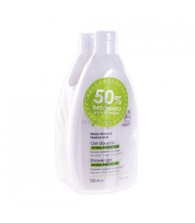 A-Derma Gel De Ducha Hidra-Protector 500 Ml X 2 50% 2ª Unidad
