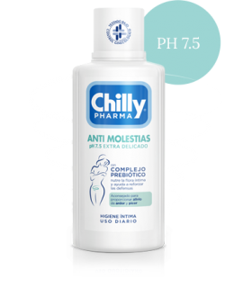 Chilly Pharma Anti Molestias PH 7.5 Extra Delicado Con Complejo Prebiótico 450 Ml