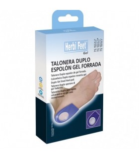 Herbi Feet Talonera Espolon de Gel Forrada Talla L 1 Par