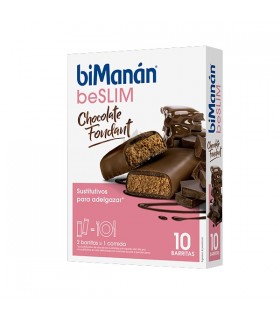 Bimanan Beslim 10 Barritas Chocolate Fondant 10 X 31G