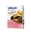 Bimanan beSLIM Barritas Sabor  Chocolate Negro Y Naranja 10 Uds