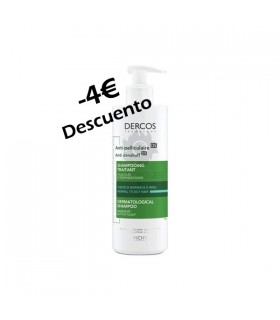 Dercos Champú Anticaspa Ds Cabellos Normales A Grasos 390 Ml