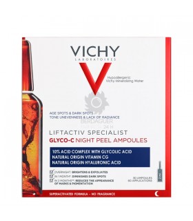 Vichy Lictactiv Glyco-C Peeling De Noche 30 Ampollas X 2 Ml
