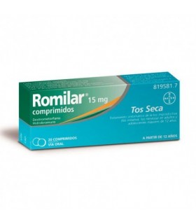 Romilar 15 Mg 20 Comprimidos